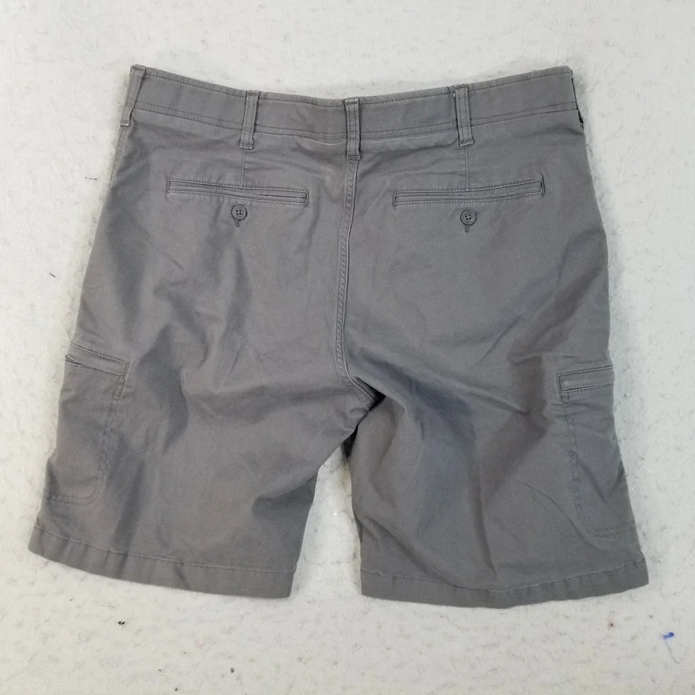Lee Cargo Shorts Mens 38 Gray Extreme Comfort Performance Series 4181702 Cotton